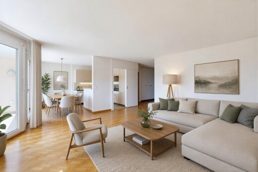 pièce vide avec sol en finition bois, wood finish floor, light floor, parquet floor, et cloison sèche