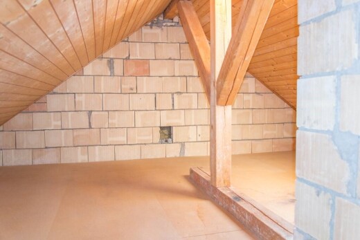 detailed view of wood ceiling