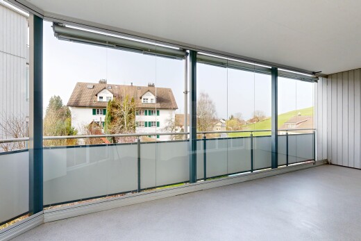 leerer raum mit natural light, natürliches licht, und overcast