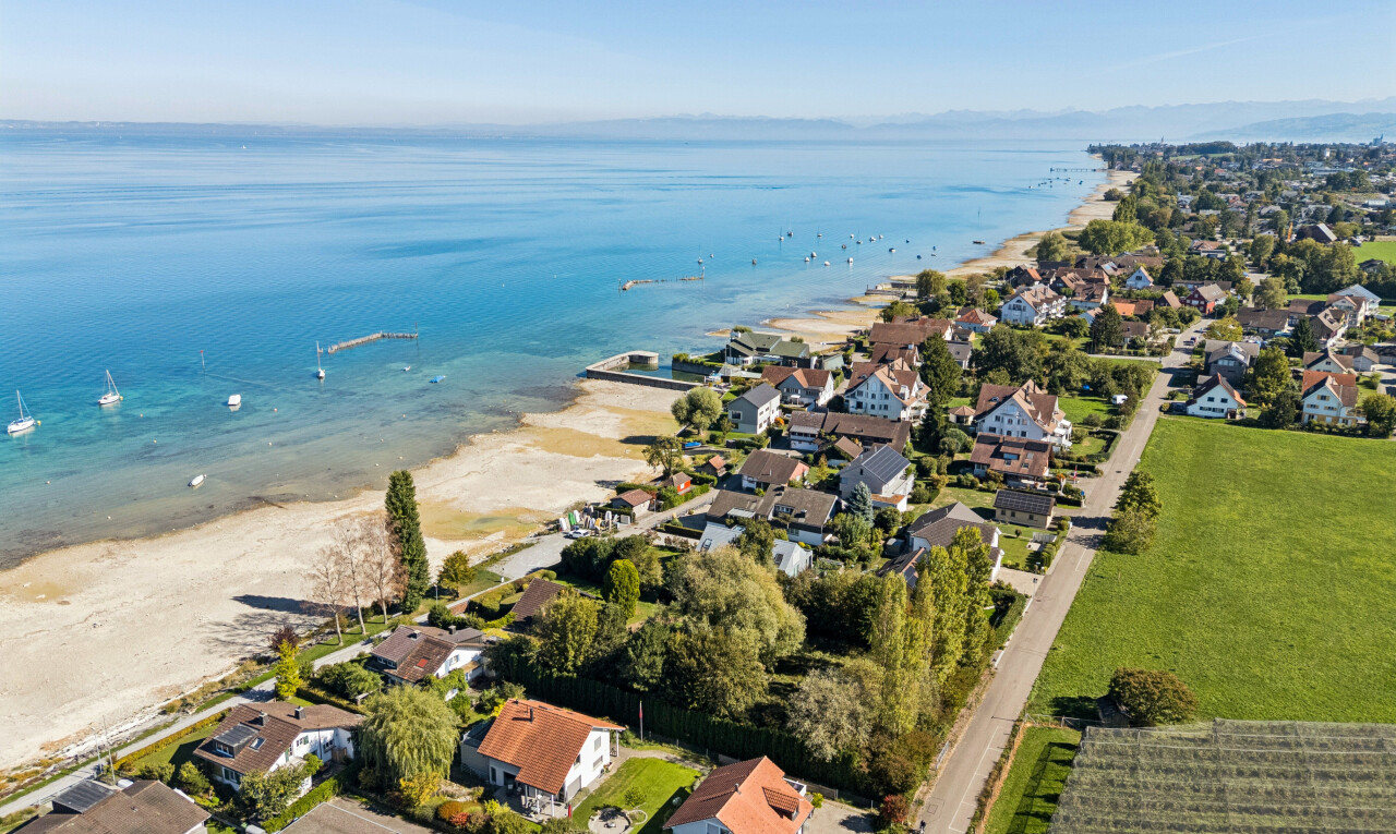 seesicht mit neighborhood view, wohngebietblick, residential view, ocean view, und seesicht
