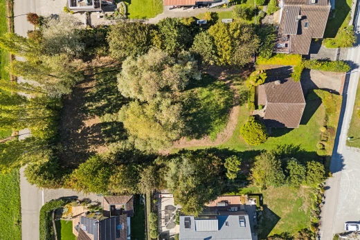lage auf der karte mit aerial map