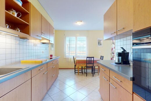 küche mit küchenrückwand beim Herd, küchenrückwand beim herd, ofen, natural light, und natürliches licht