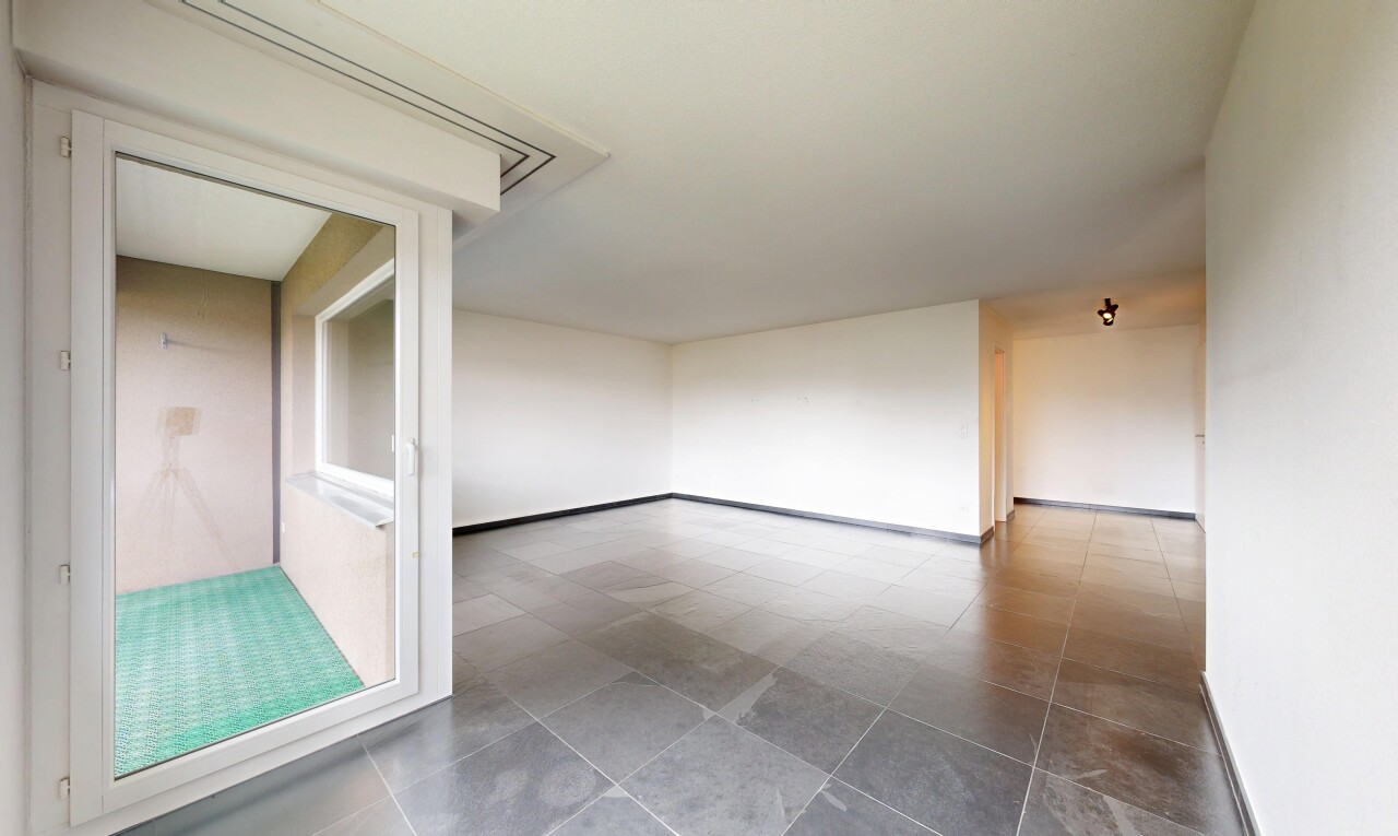view of spare room