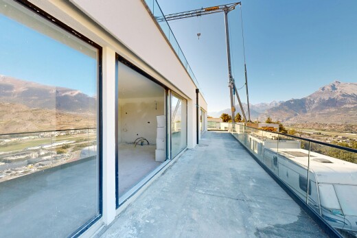 terrasse avec vue sur la montagne, mountain view, et day time