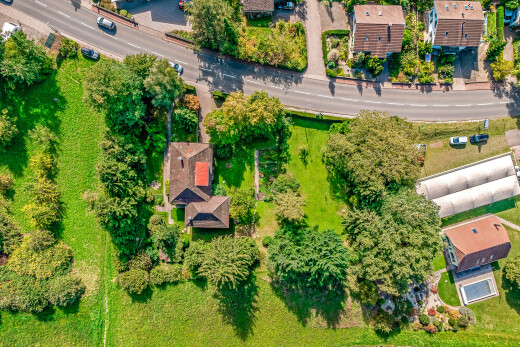 jardin avec aerial view
