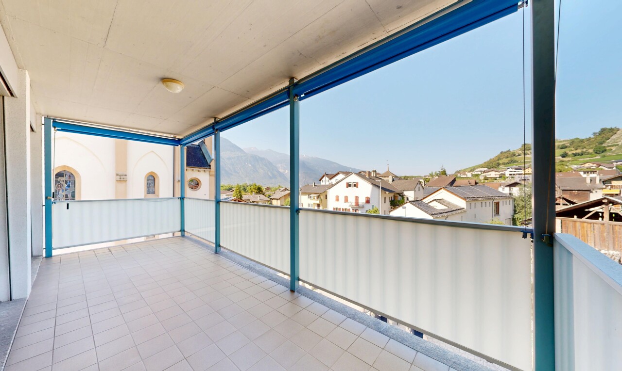 terrasse mit blick auf die berge, mountain view, day time, wohngebietblick, und residential view