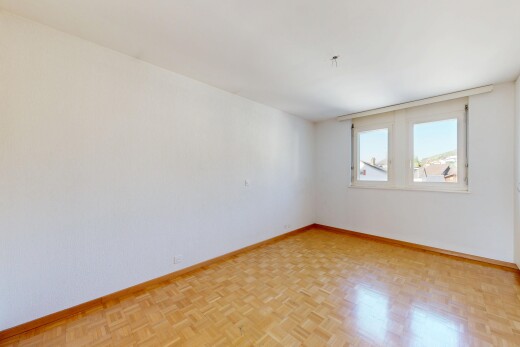 leerer raum mit holzfußboden, wood finish floor, gipskartonwand, drywall, und parquet floor