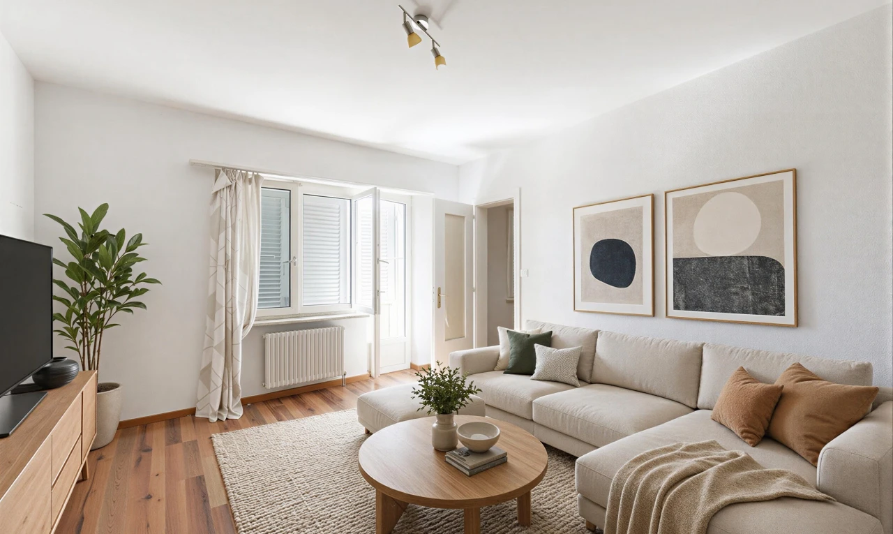 pièce vide avec radiateur, drywall, cloison sèche, baseboards wall, et plinthes murales