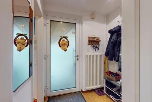 couloir avec radiateur