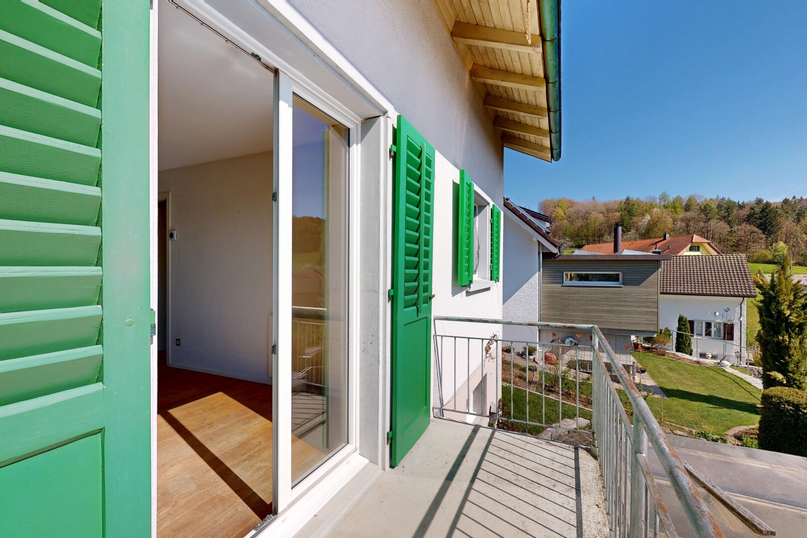 balkon mit day time, balkon, und from property