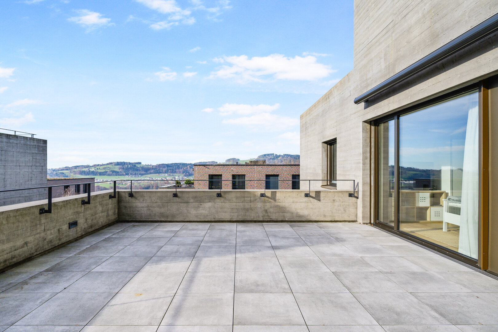 terrace with a patio