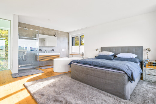 room / bedroom featuring wood finished floors