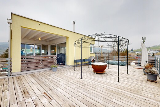 terrasse mit grill