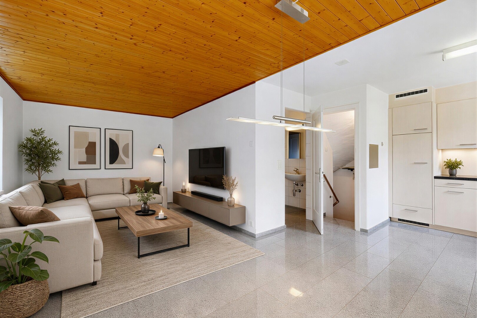 leerer raum mit inside property, baseboards wall, sockelleisten, drywall, und gipskartonwand