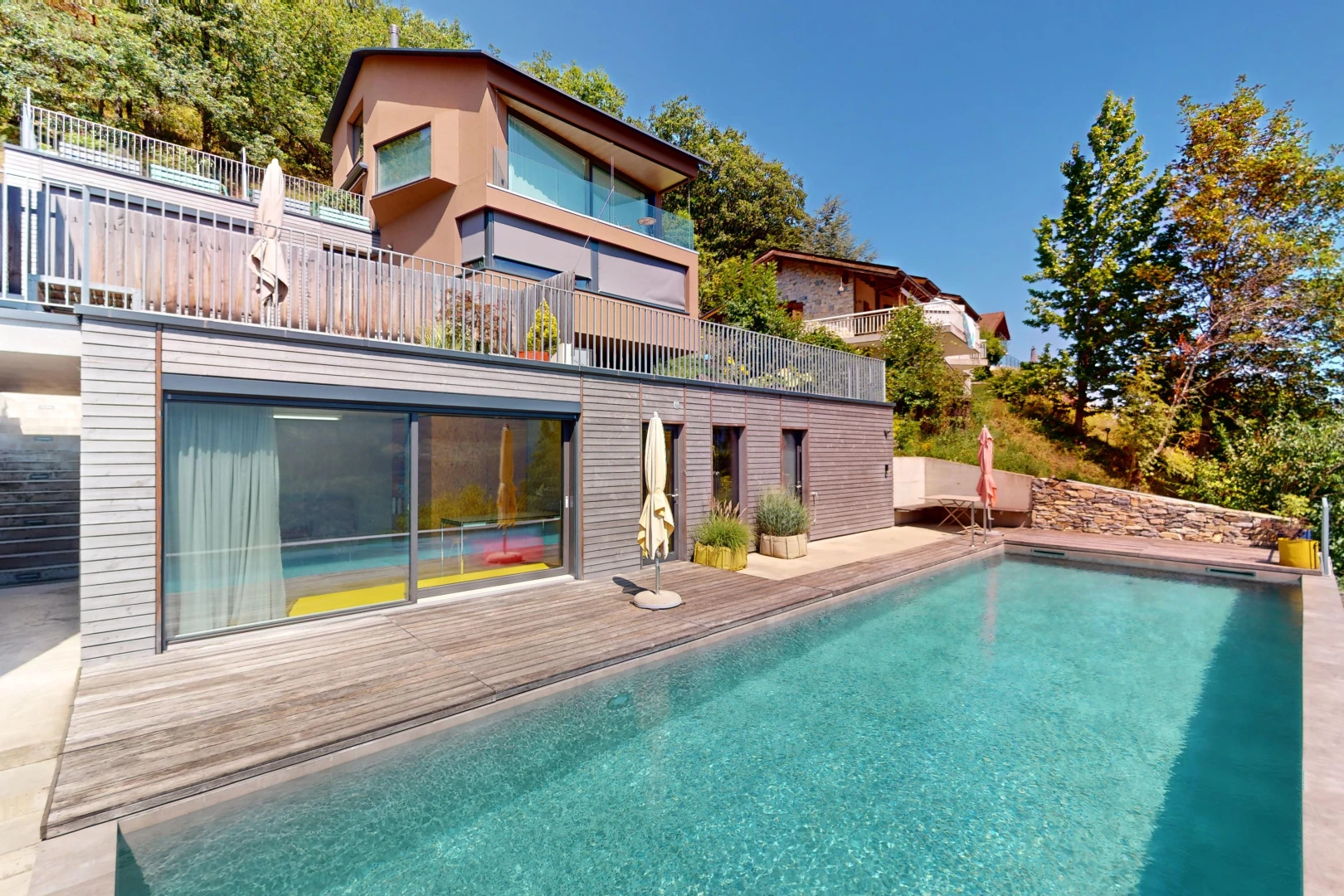 piscine avec piscine