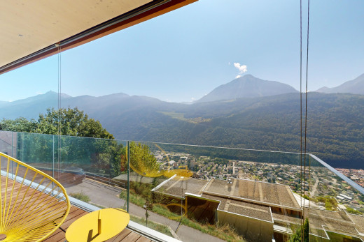 blick auf die berge mit blick auf die berge