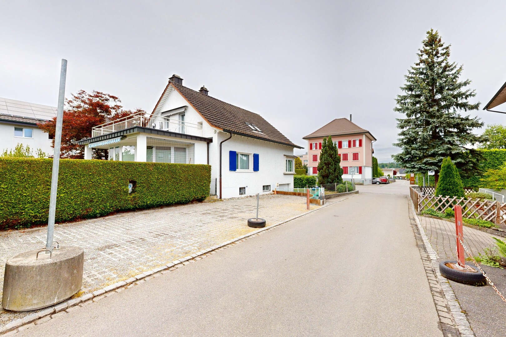 außenansicht mit overcast
