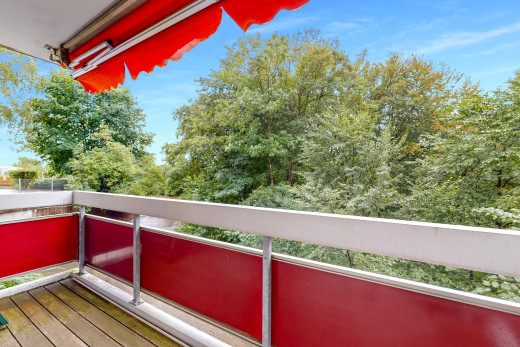 blick auf den balkon