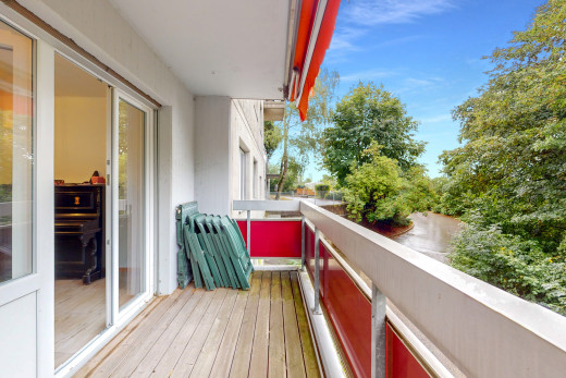 blick auf den balkon