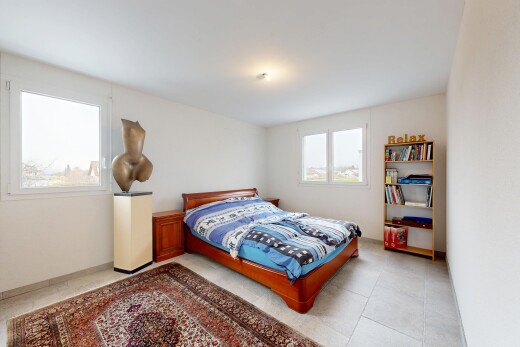 chambre avec inside property, lumière naturelle, natural light, cloison sèche, et drywall