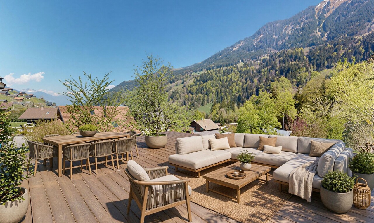 blick auf die berge mit blick auf die berge, mountain view, day time, und from property