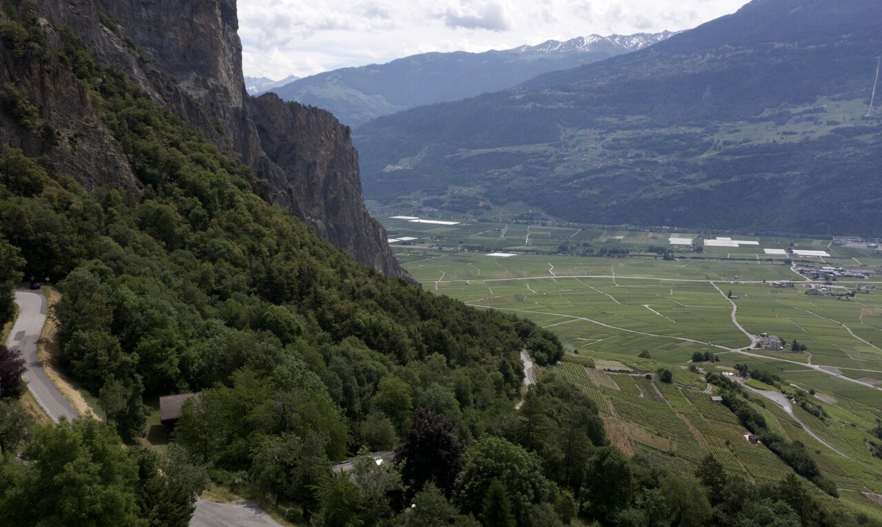vue sur la montagne avec vue sur la montagne, mountain view, et aerial view
