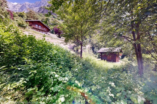 jardin avec vue sur la montagne et mountain view
