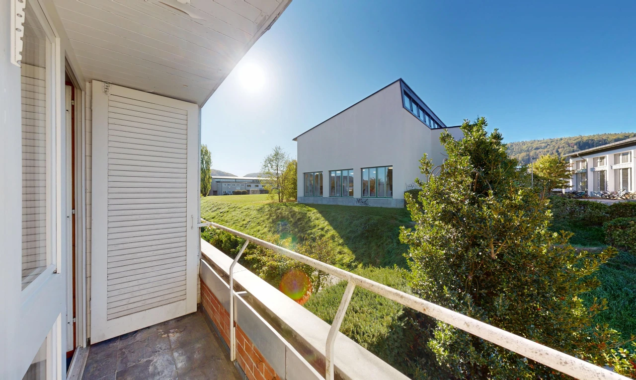 balkon mit balkon, view focus, from property, und day time