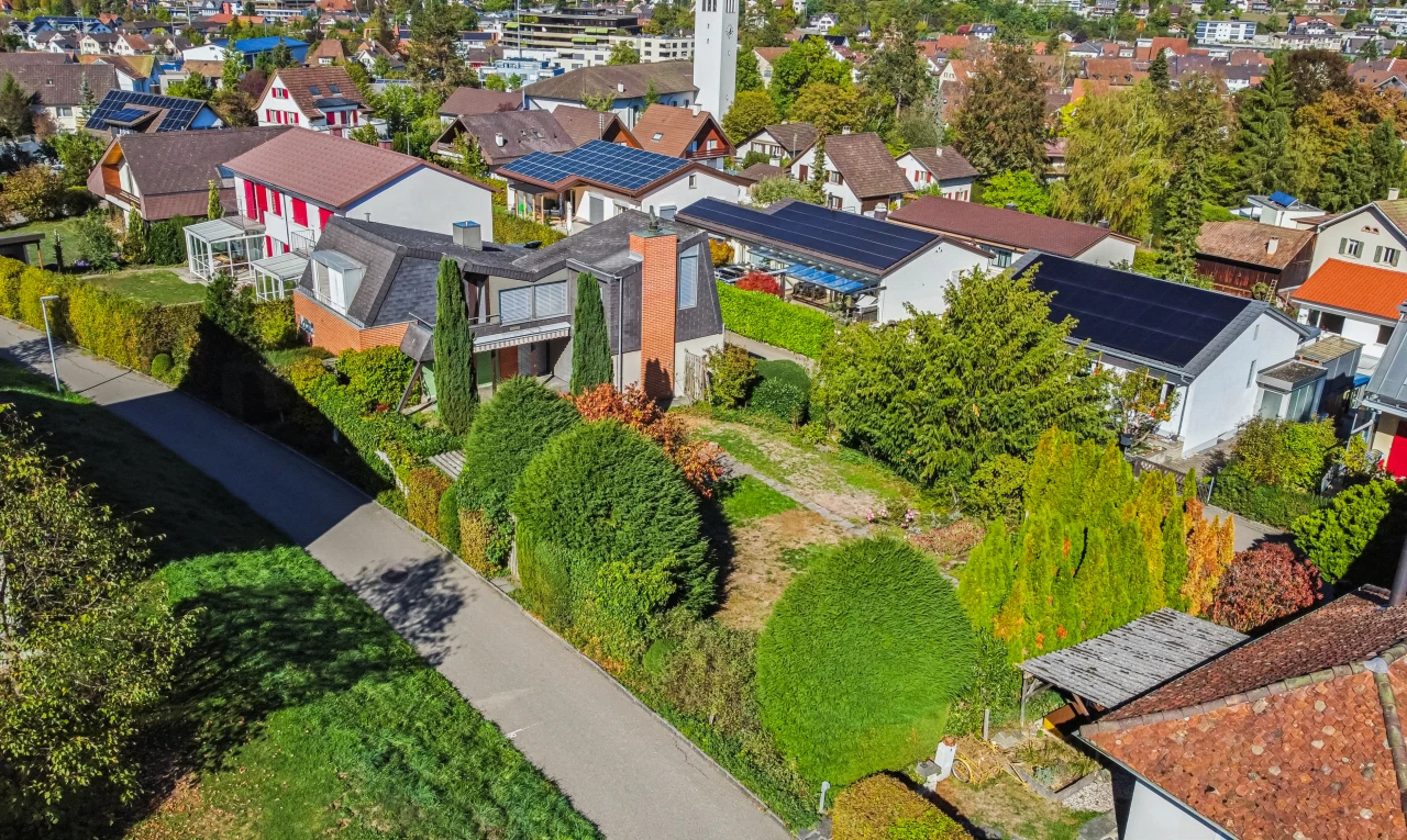 außenansicht mit wohngebietblick, residential view, und neighborhood view