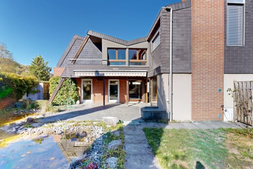 außenansicht mit property visible, terrasse, from property, day time, und zaun