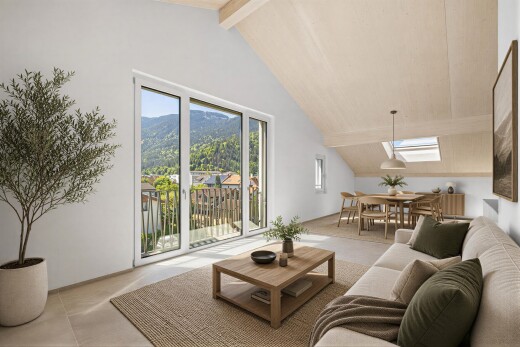 pièce vide avec inside property, plafond voûté, vaulted ceiling, pièce supplémentaire, et cloison sèche