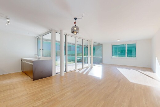 leerer raum mit natürliches licht, bodendeckenfenster, natural light, floor ceiling windows, und gipskartonwand