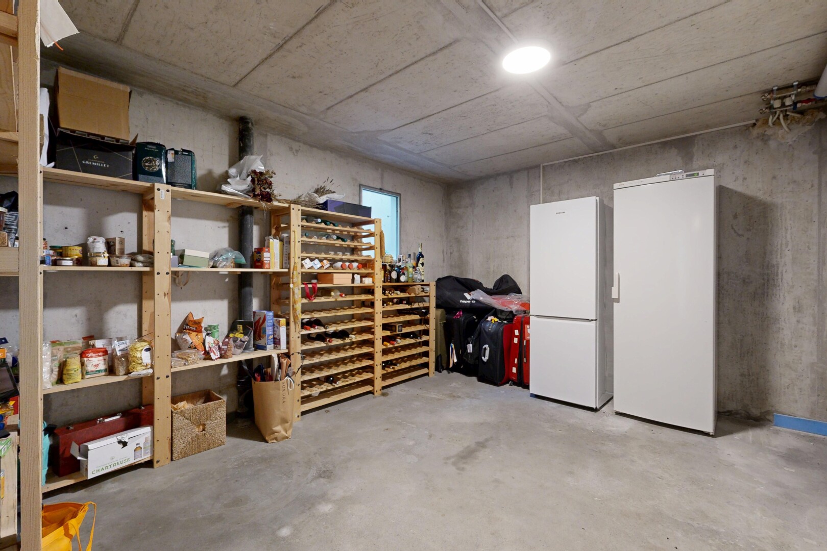 view of storage room