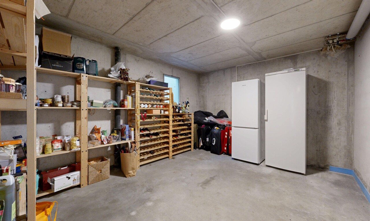 view of storage room