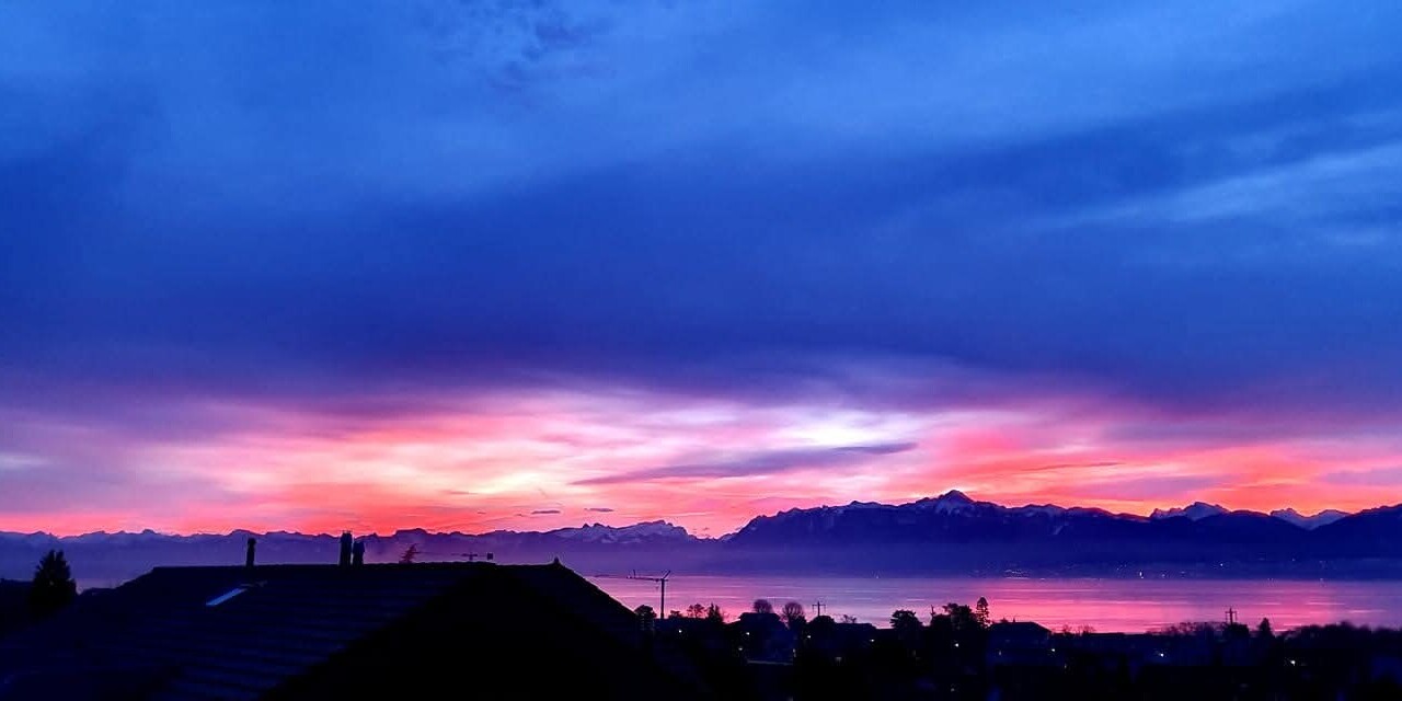 vue sur la montagne avec dusk, vue sur la montagne, et mountain view