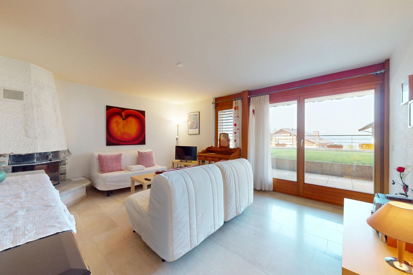 view of living area