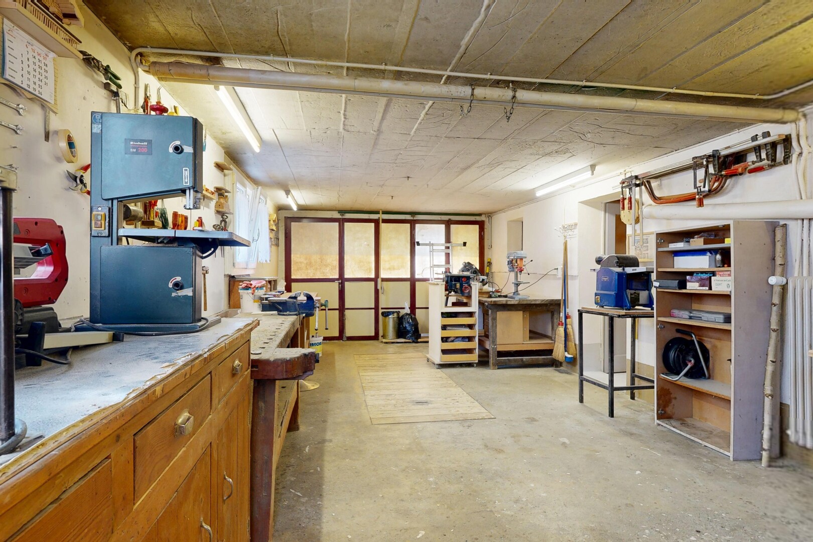 garde-manger avec atelier