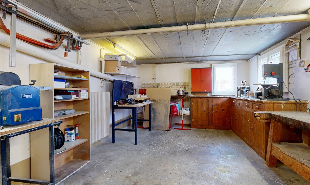 garde-manger avec atelier