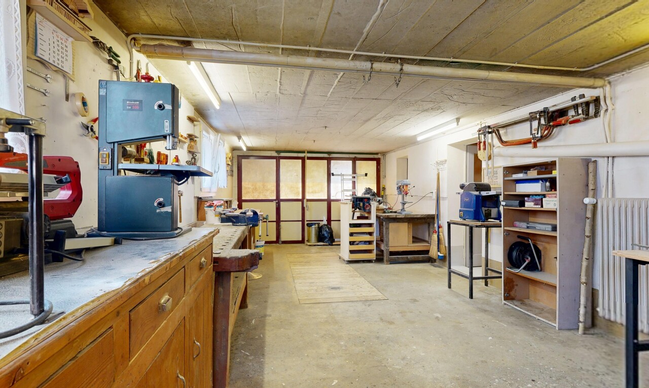 garde-manger avec atelier