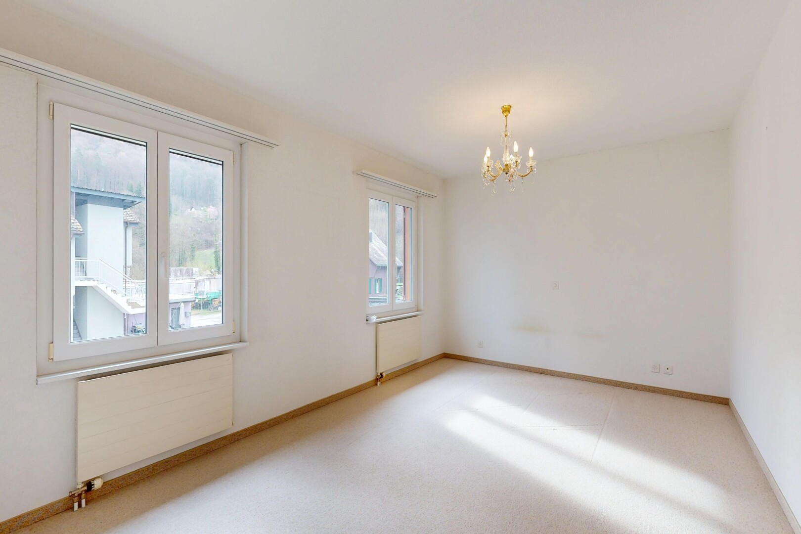 leerer raum mit kühler, carpet, teppich, drywall, und gipskartonwand