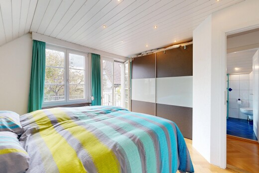 zimmer / schlafzimmer mit natural light, natürliches licht, inside property, drywall, und gipskartonwand