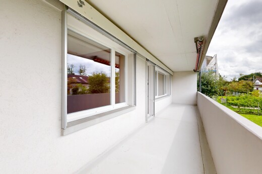 balkon mit overcast und balkon