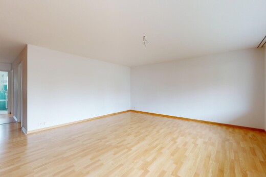 leerer raum mit gipskartonwand, drywall, holzfußboden, wood finish floor, und inside property
