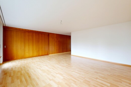 leerer raum mit wood finish floor, holzfußboden, drywall, gipskartonwand, und baseboards wall