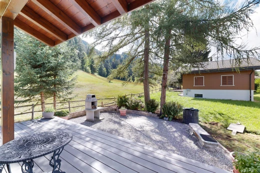 terrasse mit deck, from property, und rasen