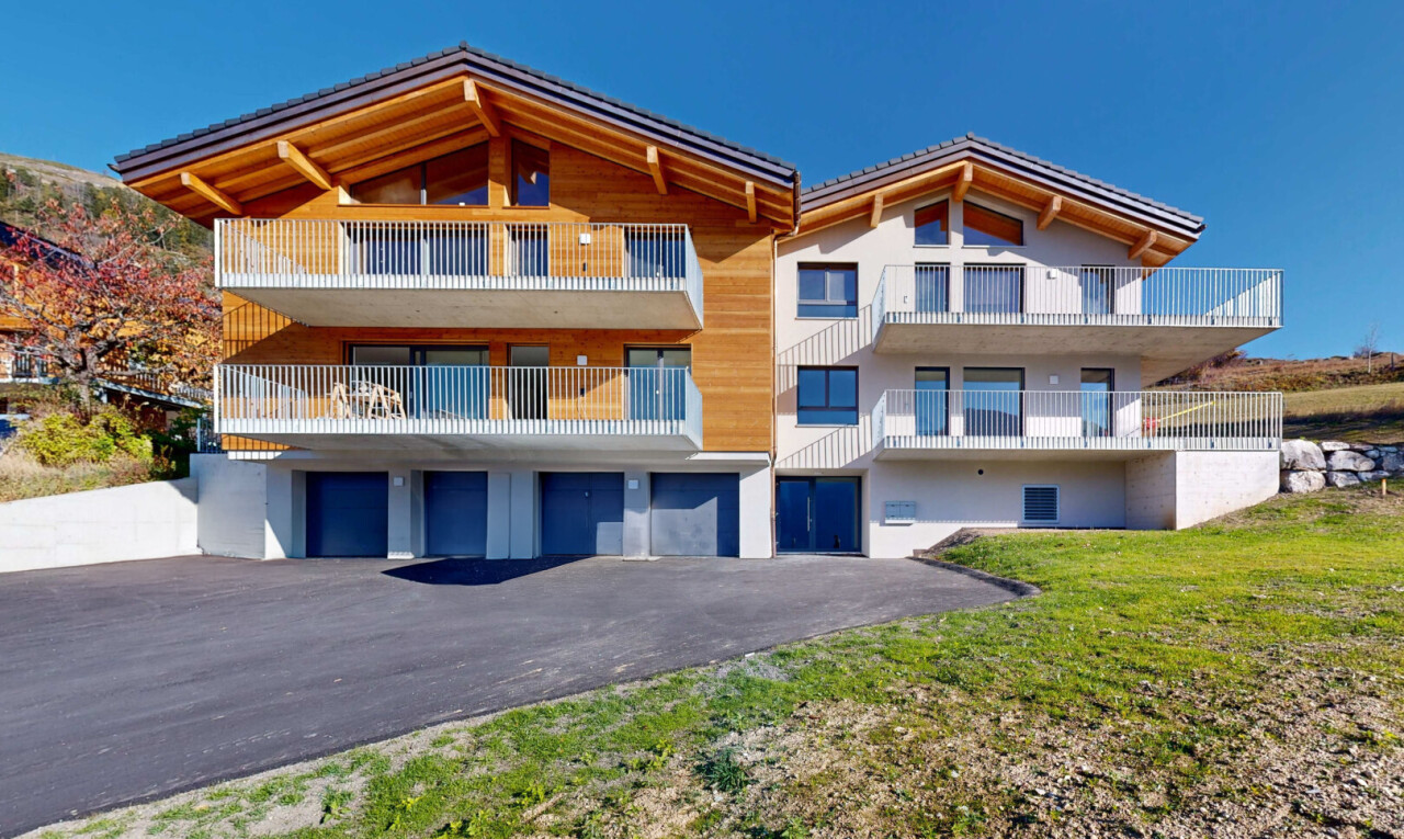 Appartement neuf avec vue montagne à Erschmatt