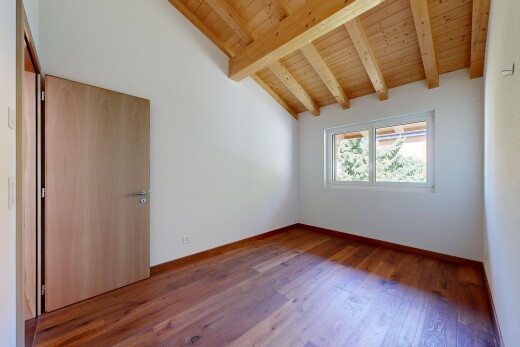 leerer raum mit holzdecke, wood ceiling, inside property, natürliches licht, und natural light