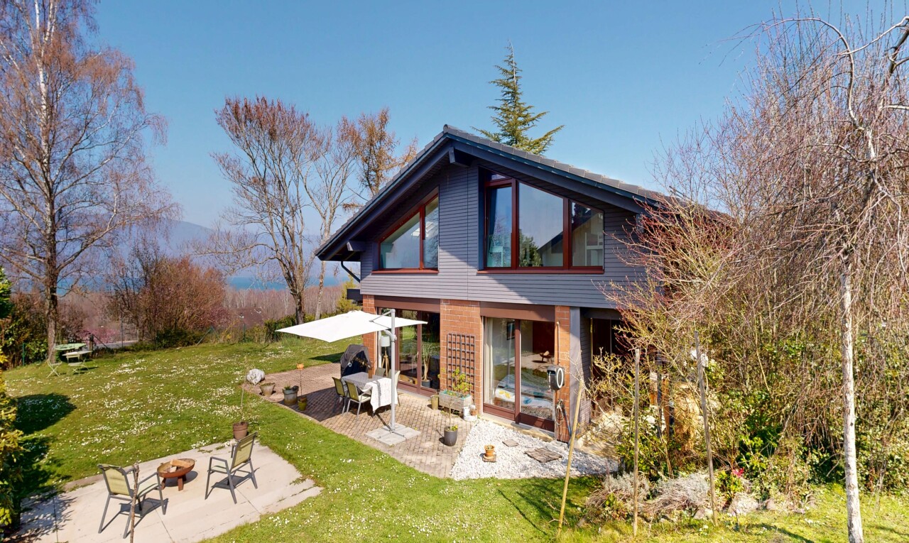 Exceptionnel: Villa d'architecte avec vue lac à Yvonand