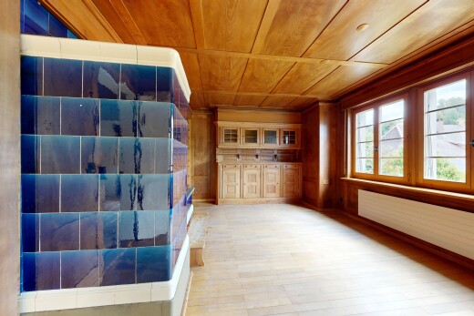 leerer raum mit holzdecke, wood ceiling, high end ceiling, light floor, und inside property