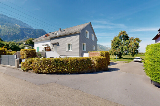 view of property with a mountain view